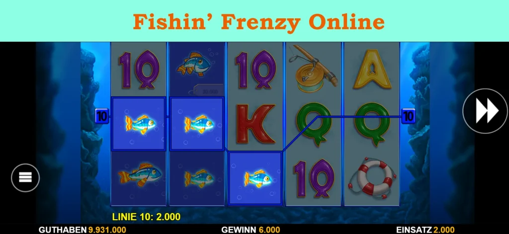 fishin' frenzy online
