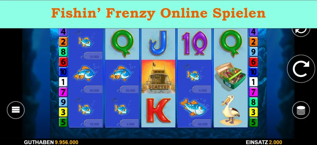 fishin' frenzy online spielen