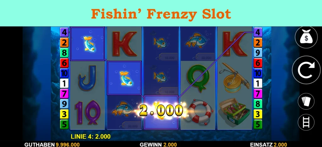 fishin' frenzy slot